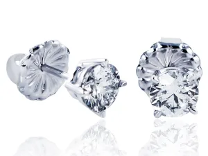 1.08ctw Classic Diamond Stud Earrings