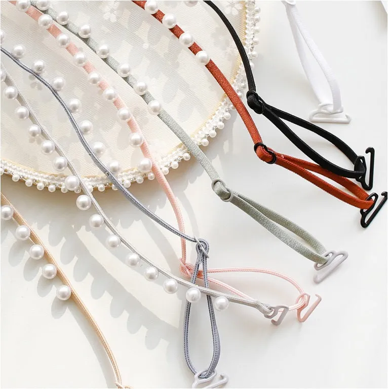 11 Color Pearl Bra Strap