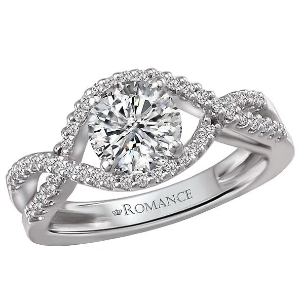 14kt White Gold Classic Semi-Mount Diamond Ring