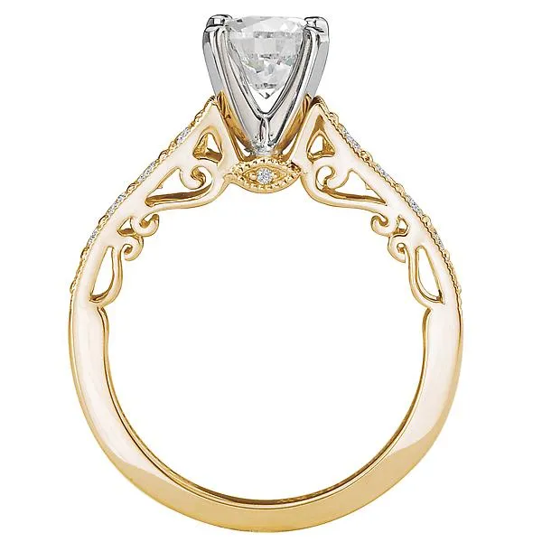14kt Yellow Gold Classic Semi-Mount Diamond Ring
