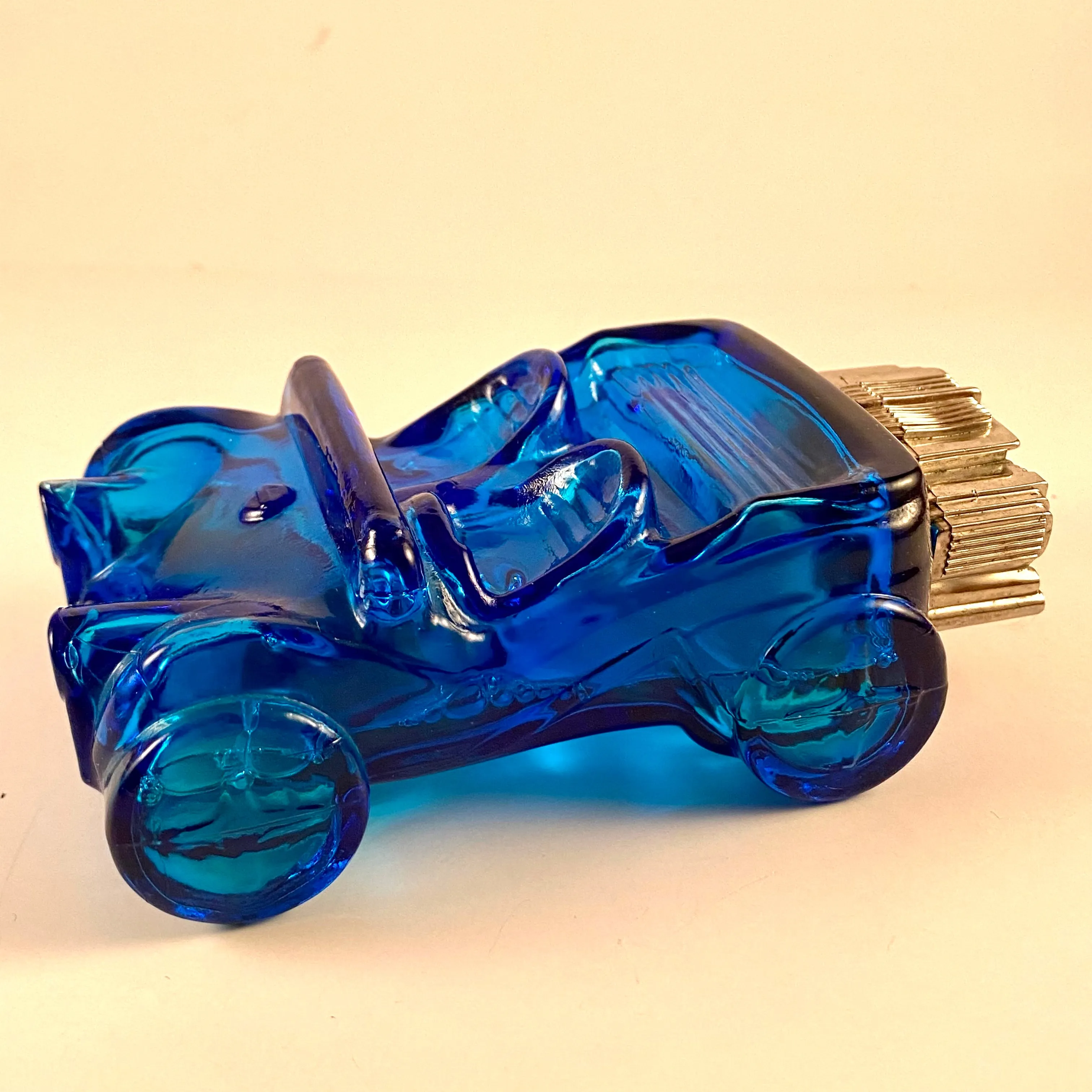 1971-1973 Avon Dune Buggy Cologne Decanter Bottle- Partially Filled