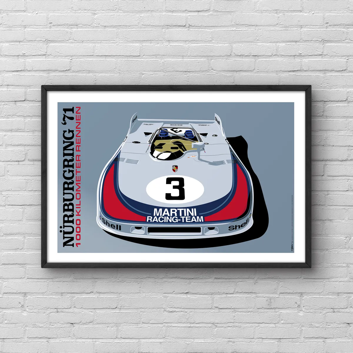 1971 Porsche 908/03 Martini #3 Nürburgring