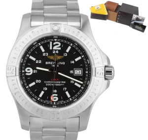 2017 Breitling Colt 44 Quartz Volcano Black Stainless Steel Watch A74388111/BD45