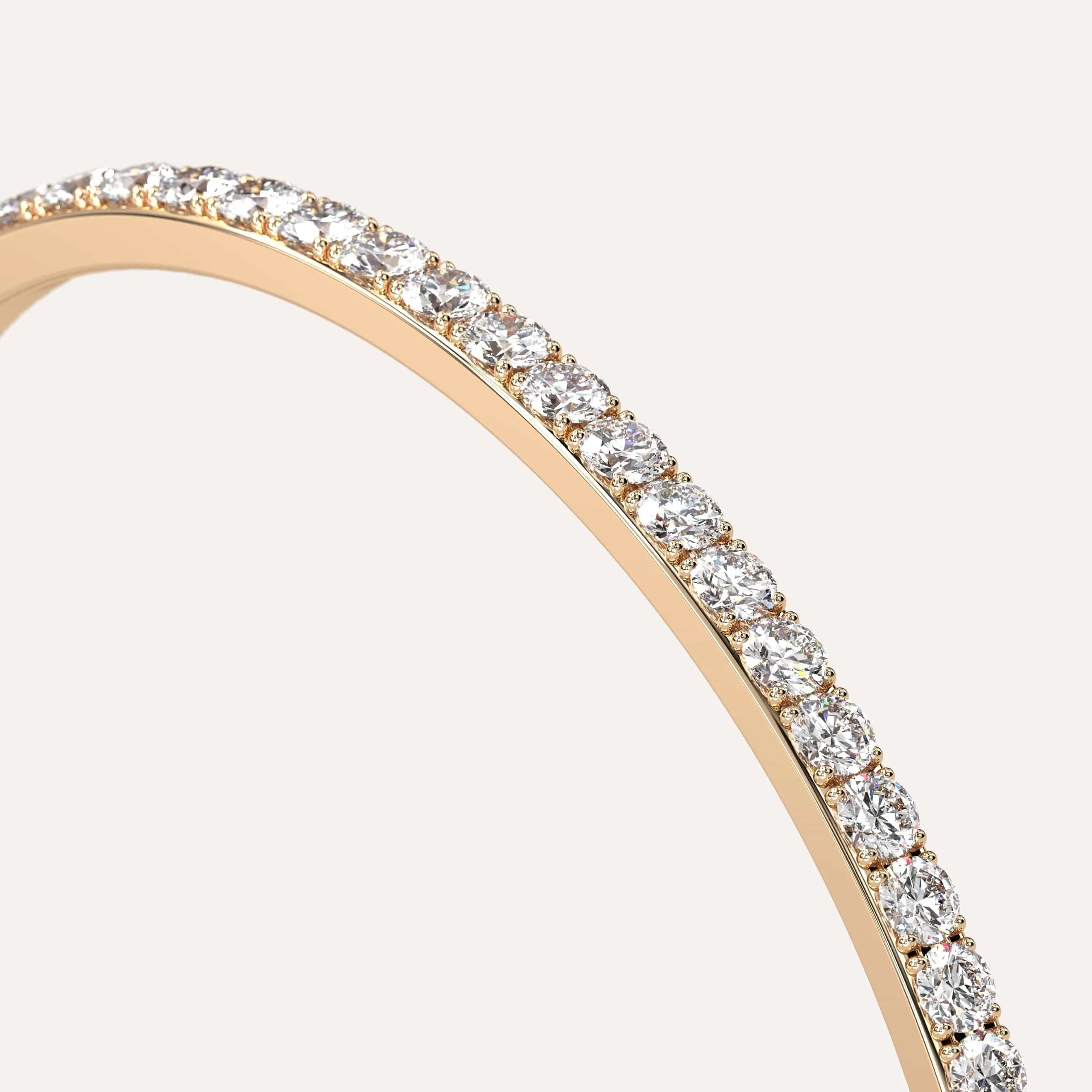 3 carat Pave, Bangle Diamond Bracelet
