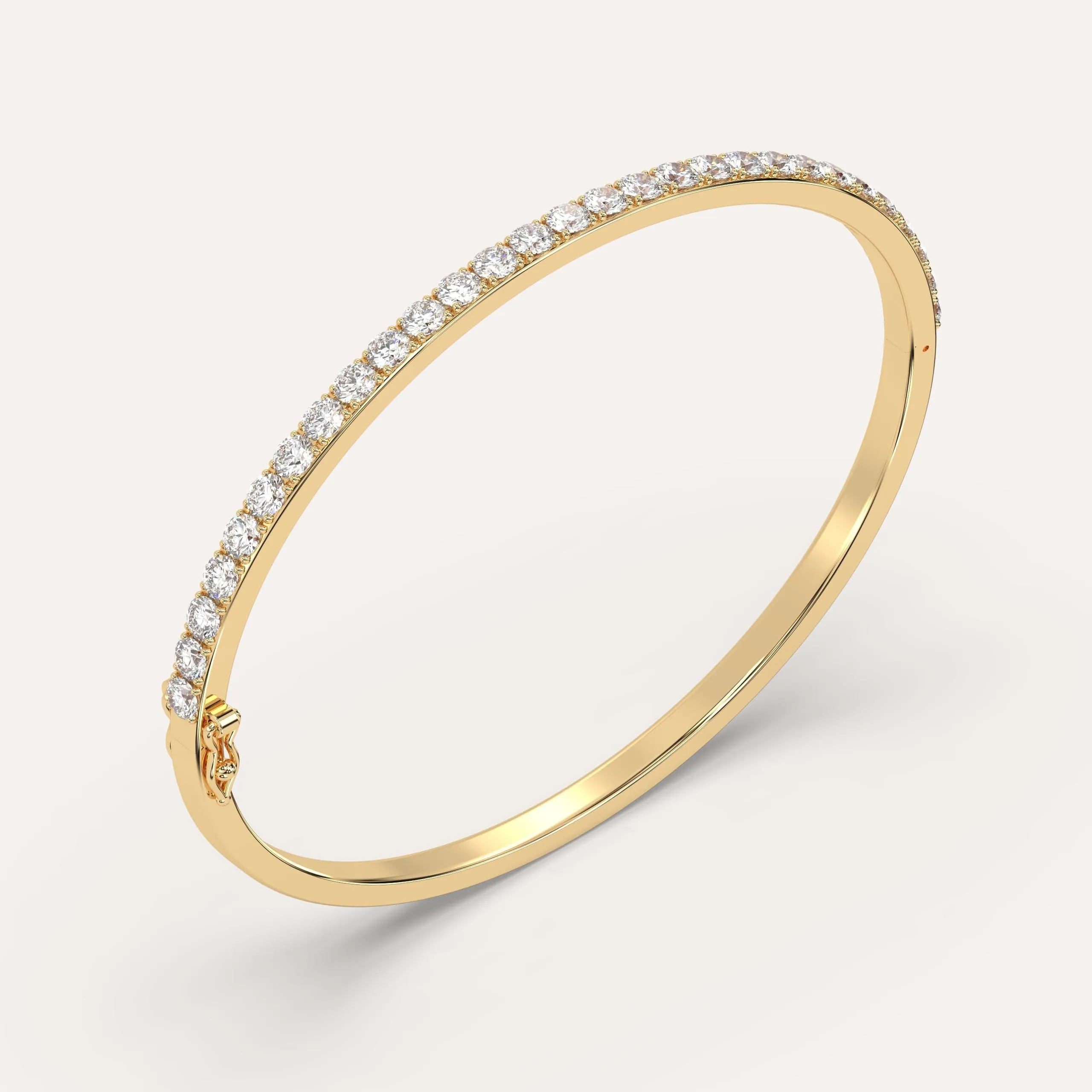3 carat Pave, Bangle Diamond Bracelet
