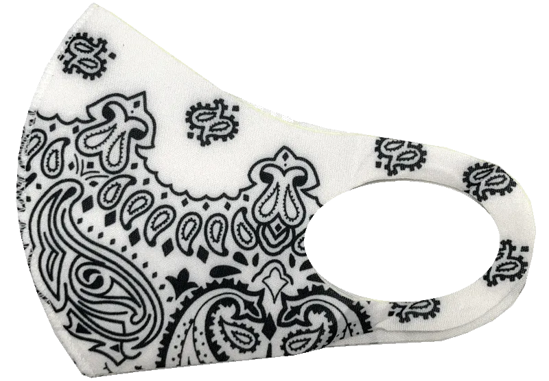 3 Pack: Spandex Paisley Fashion Mask