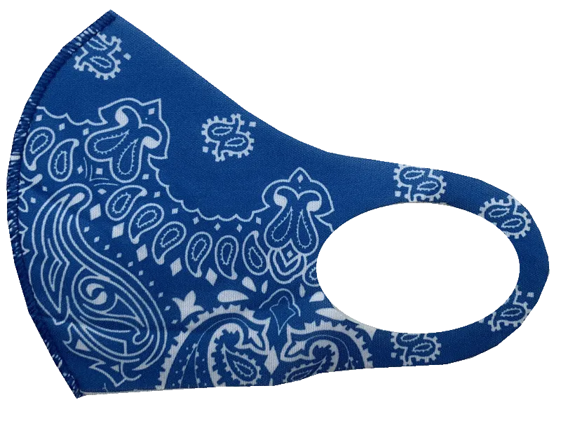 3 Pack: Spandex Paisley Fashion Mask