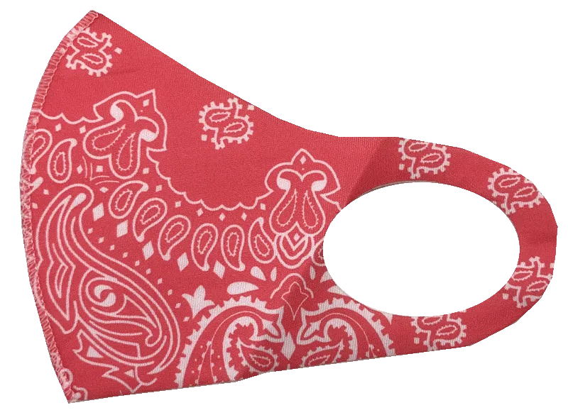 3 Pack: Spandex Paisley Fashion Mask