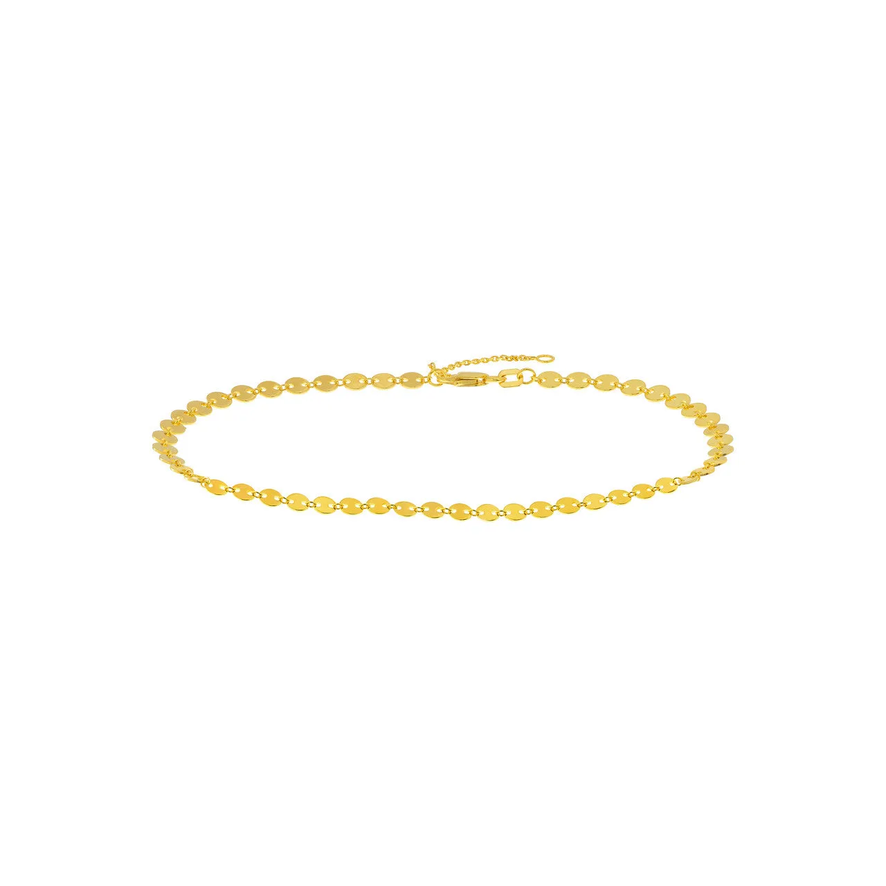 4.00mm Full Disk Adjustable Anklet