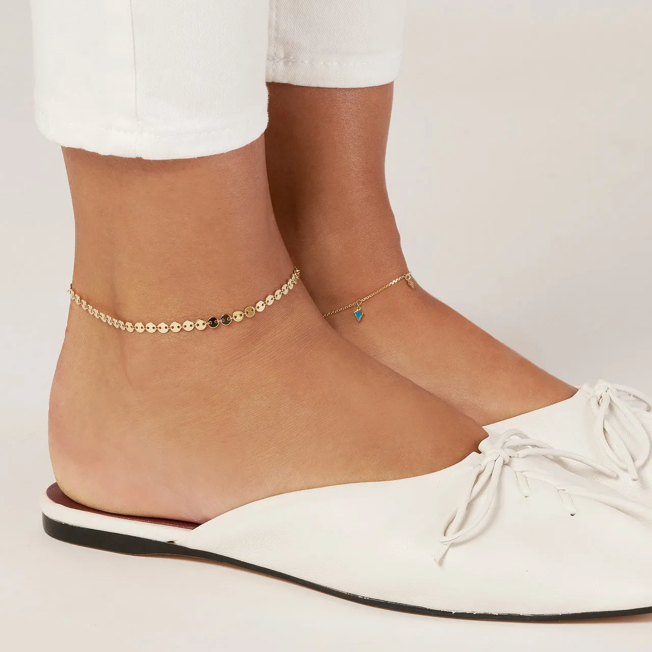 4.00mm Full Disk Adjustable Anklet