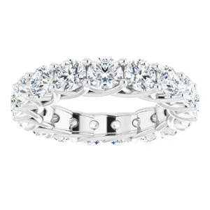 5.61 ct. Round Diamond Eternity Band