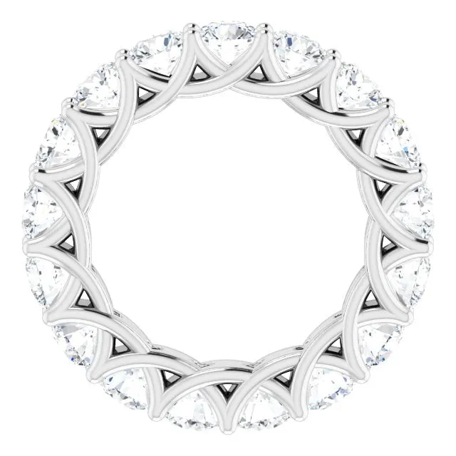 5.61 ct. Round Diamond Eternity Band