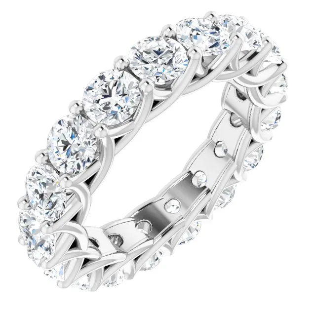 5.61 ct. Round Diamond Eternity Band