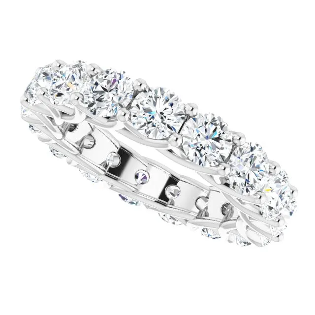 5.61 ct. Round Diamond Eternity Band