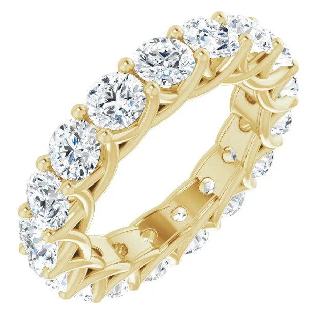 5.61 ct. Round Diamond Eternity Band