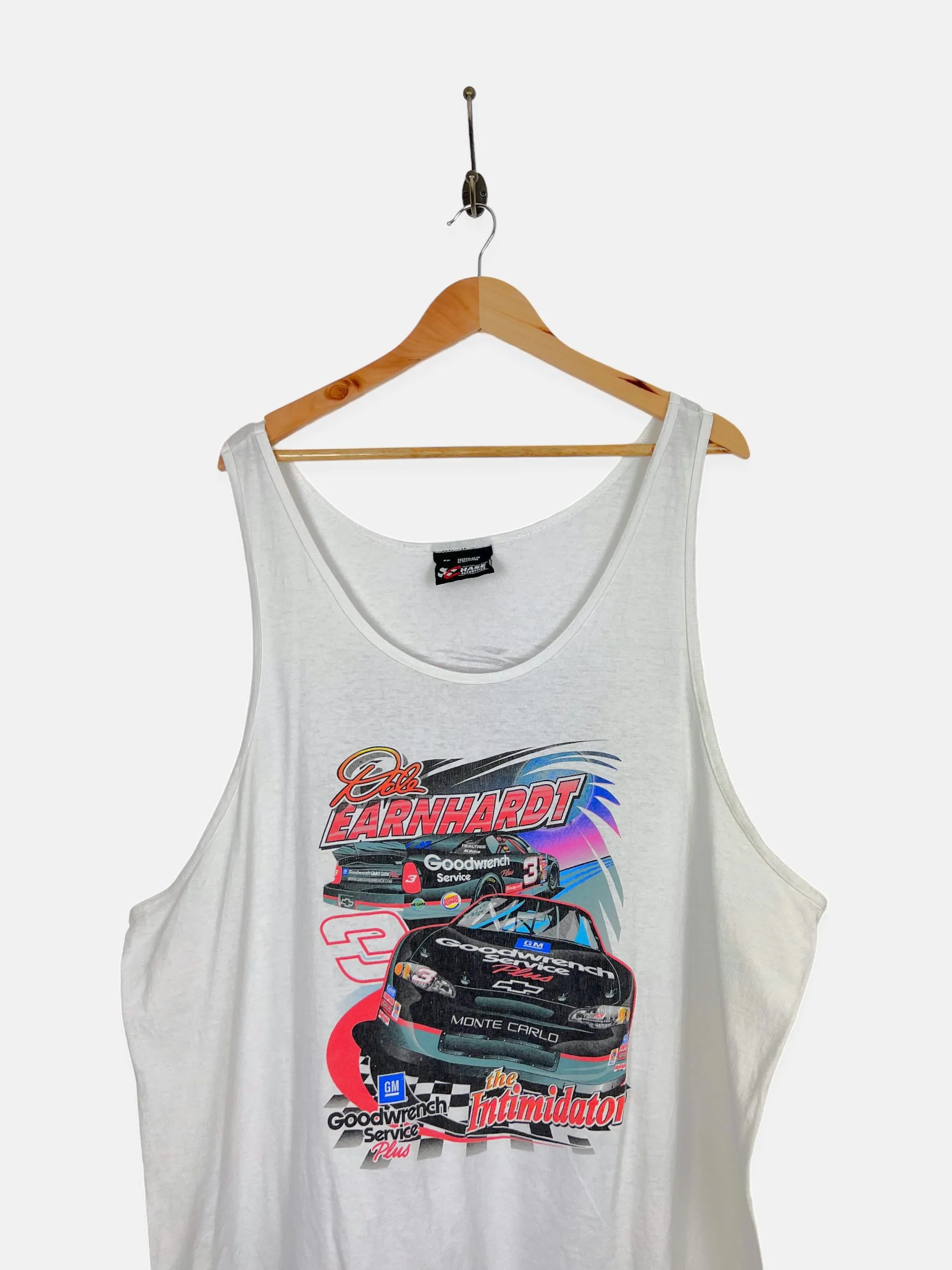 90's NASCAR Dale Earnhardt #3 Vintage Racing Singlet Size 2-3XL