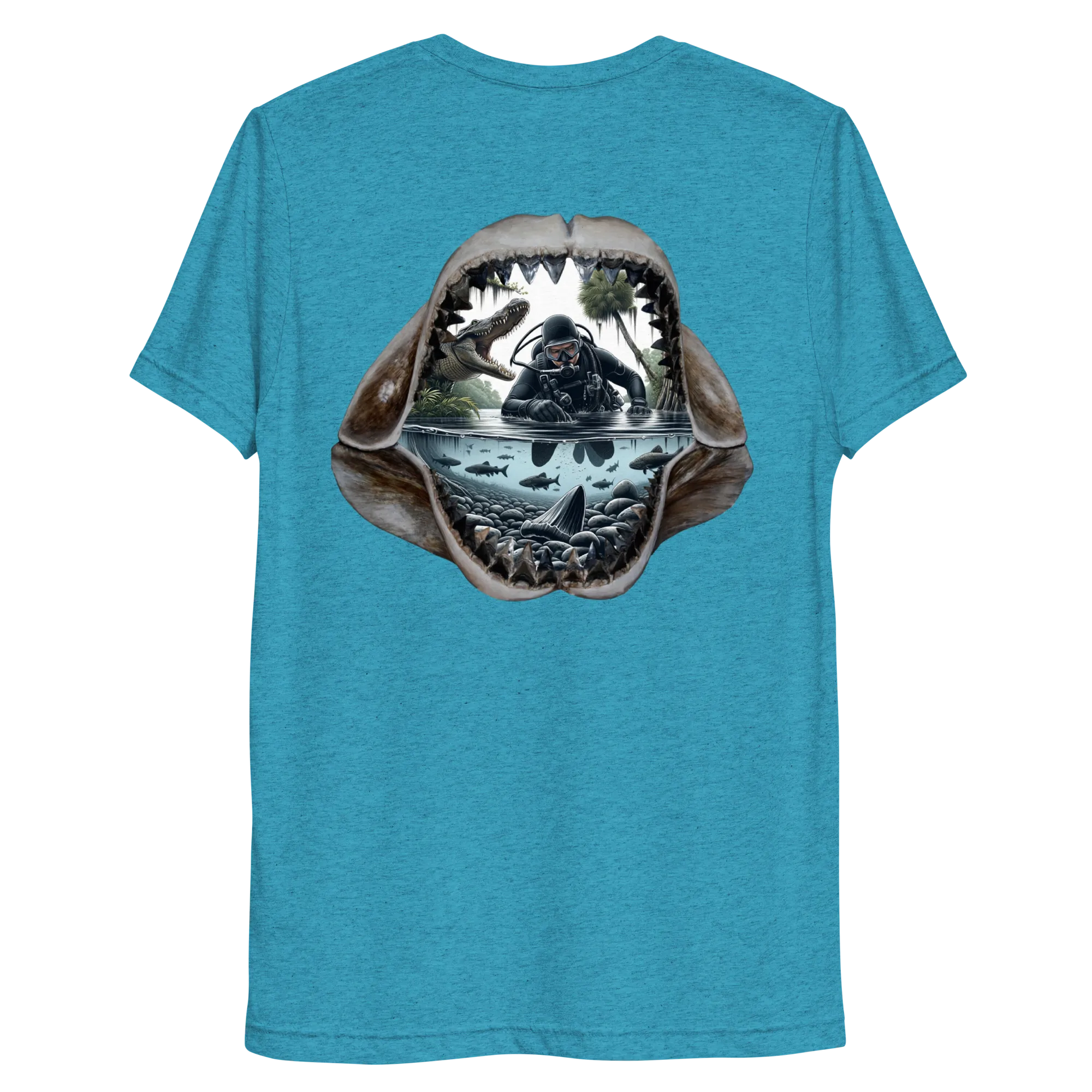 Alligator Attack Megalodon Hunt Shirt