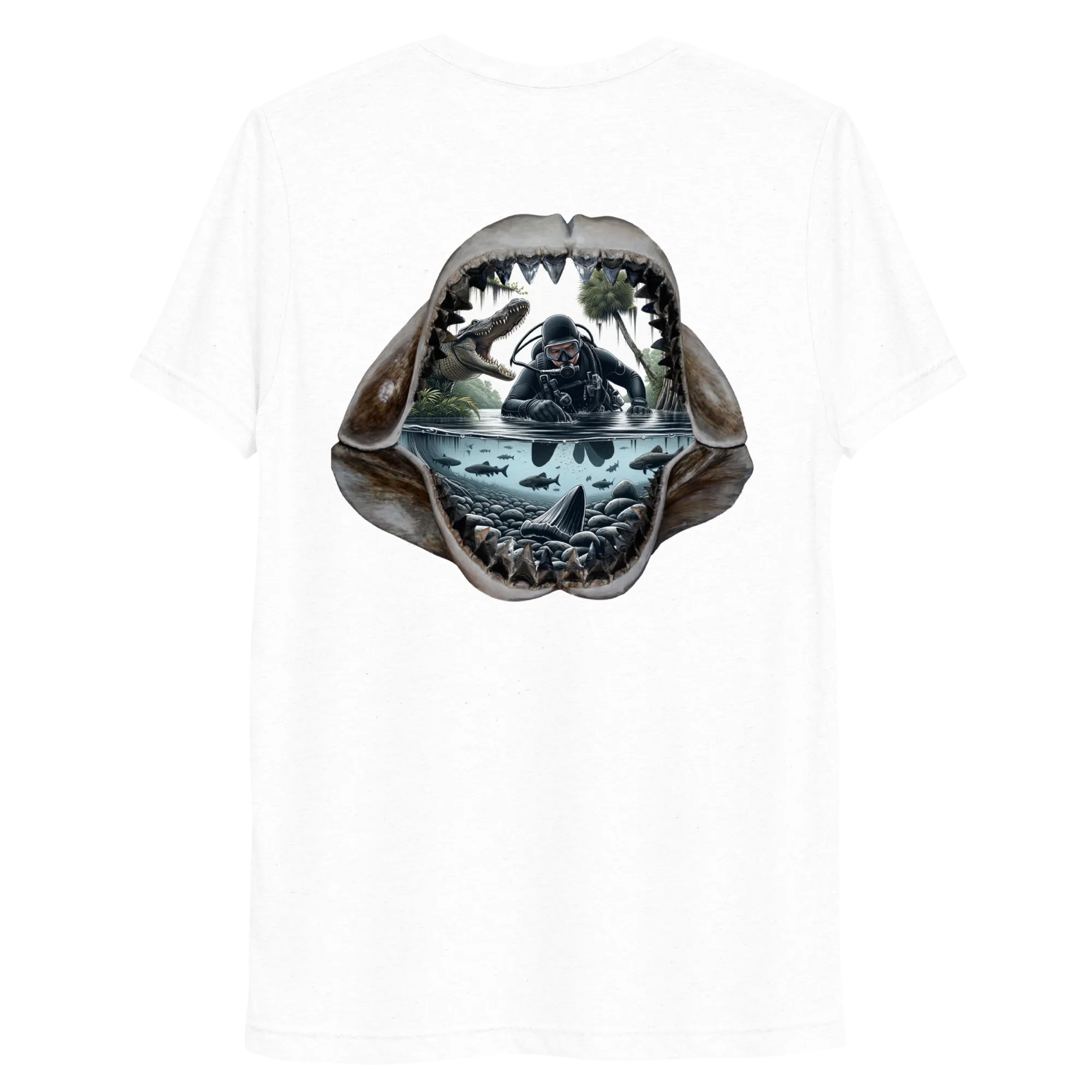 Alligator Attack Megalodon Hunt Shirt
