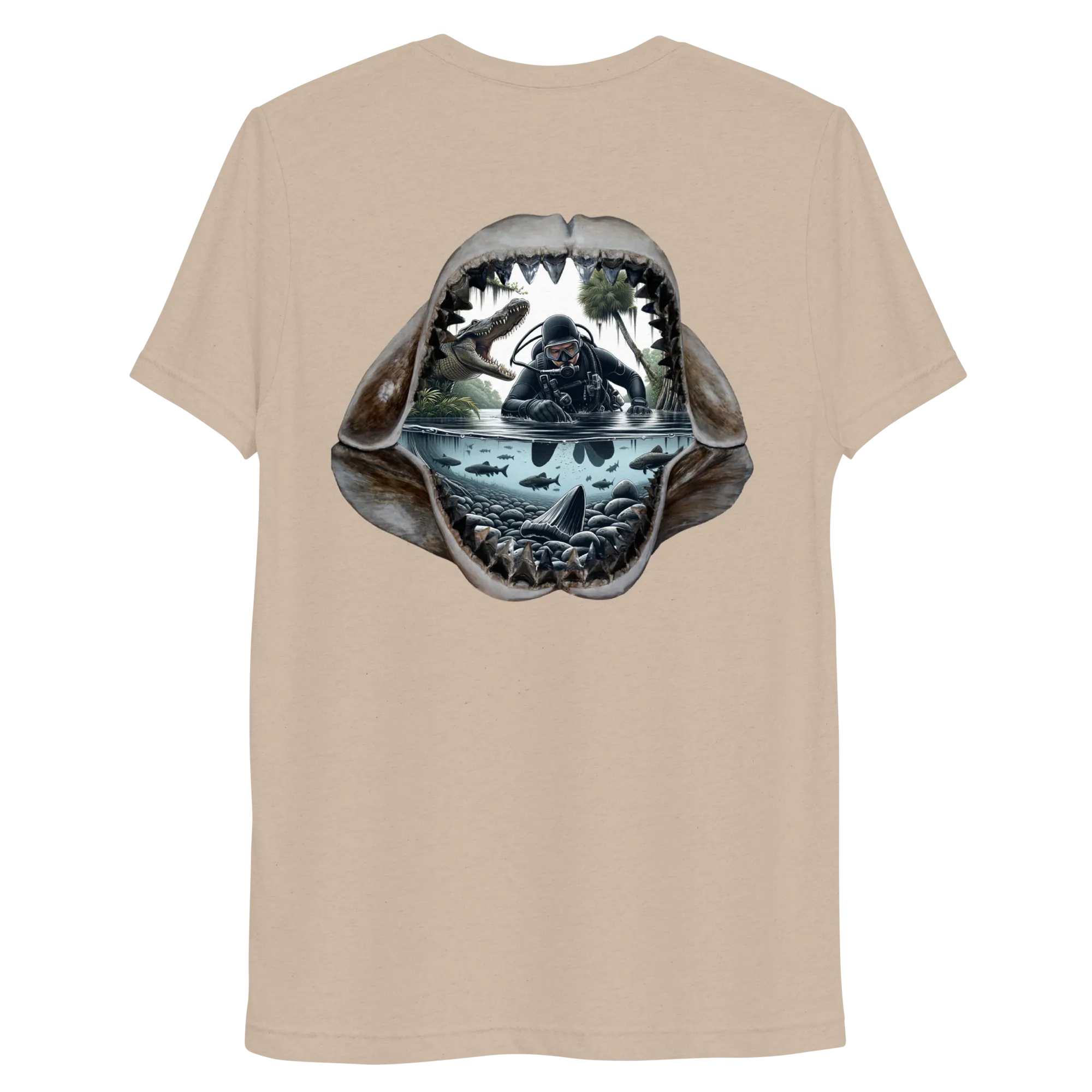 Alligator Attack Megalodon Hunt Shirt