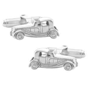 Antique Car Cufflinks in Sterling Silver