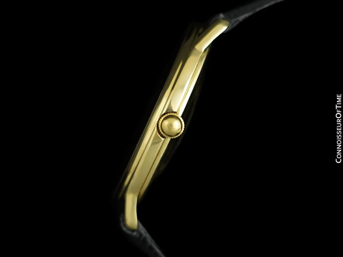 Audemars Piguet Round Midsize Mens Dress Watch - 18K Gold