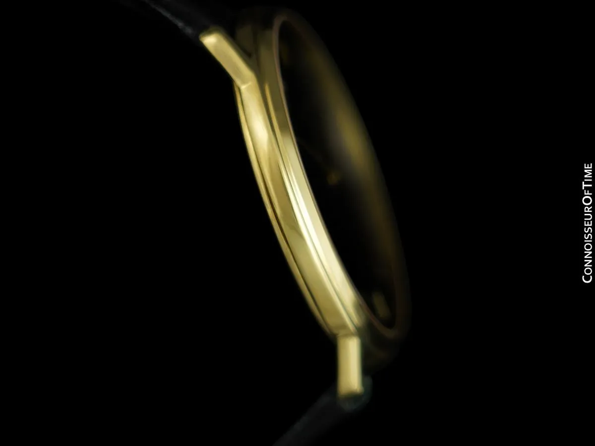 Audemars Piguet Round Midsize Mens Dress Watch - 18K Gold