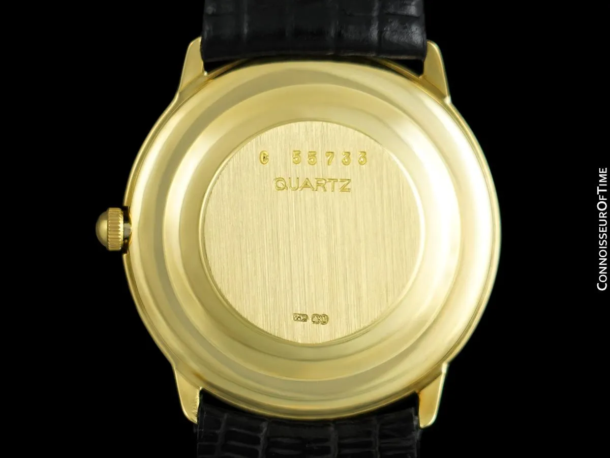 Audemars Piguet Round Midsize Mens Dress Watch - 18K Gold