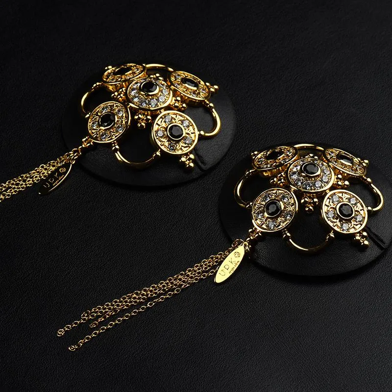Baroque Leather Nippies by UPKO
