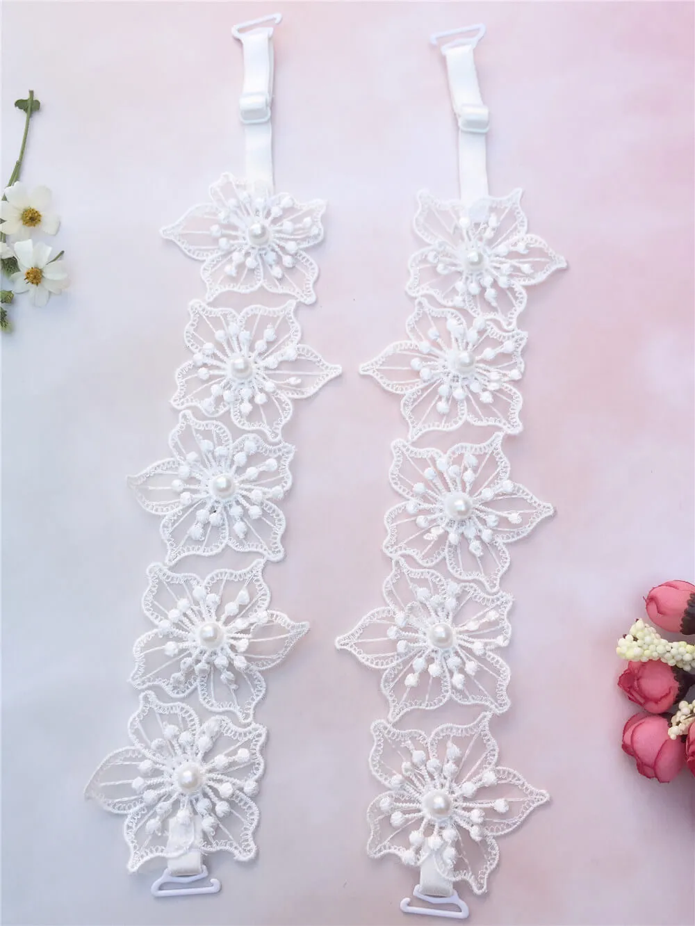 Big Flower Lace Bra Strap