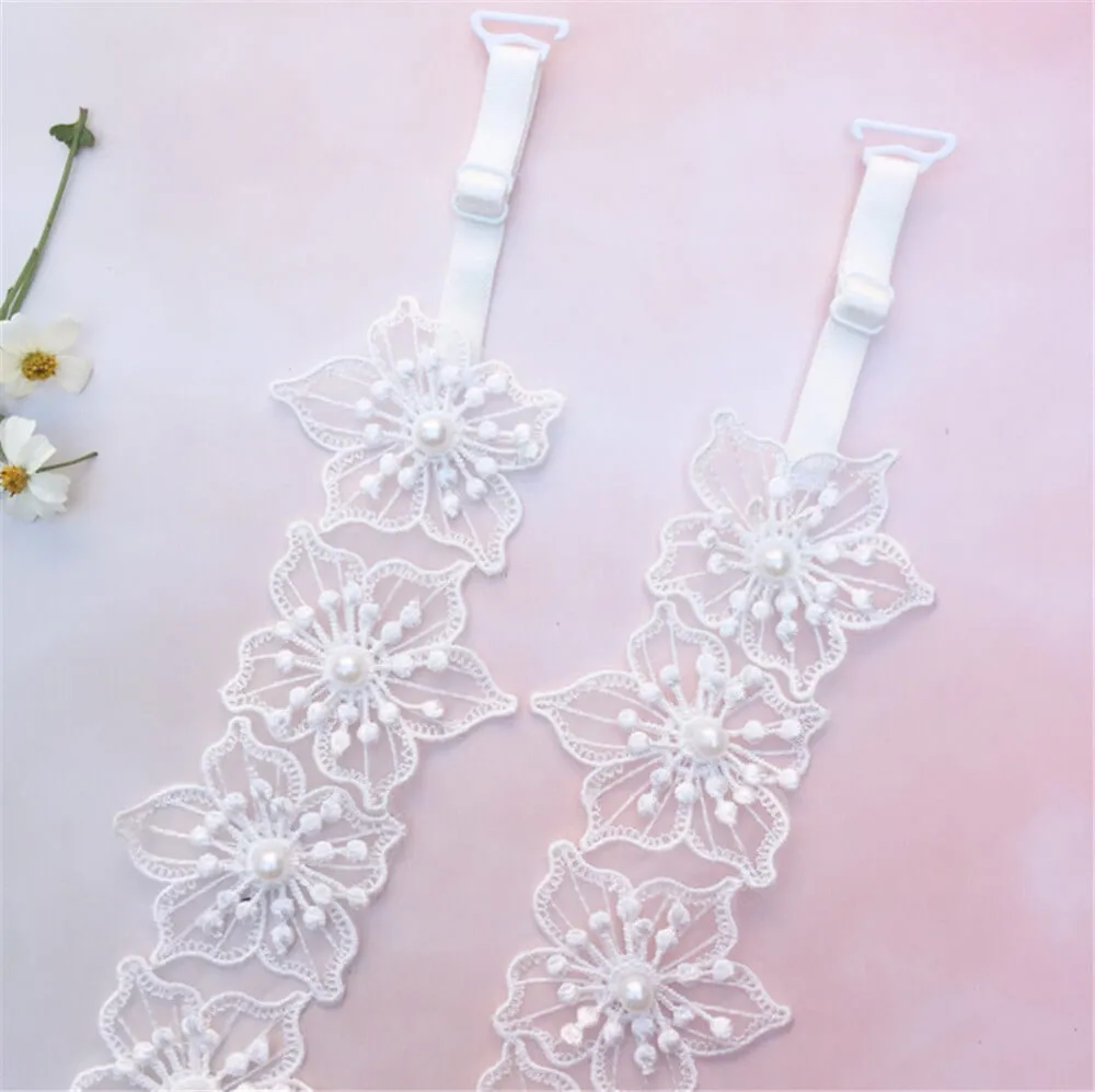 Big Flower Lace Bra Strap