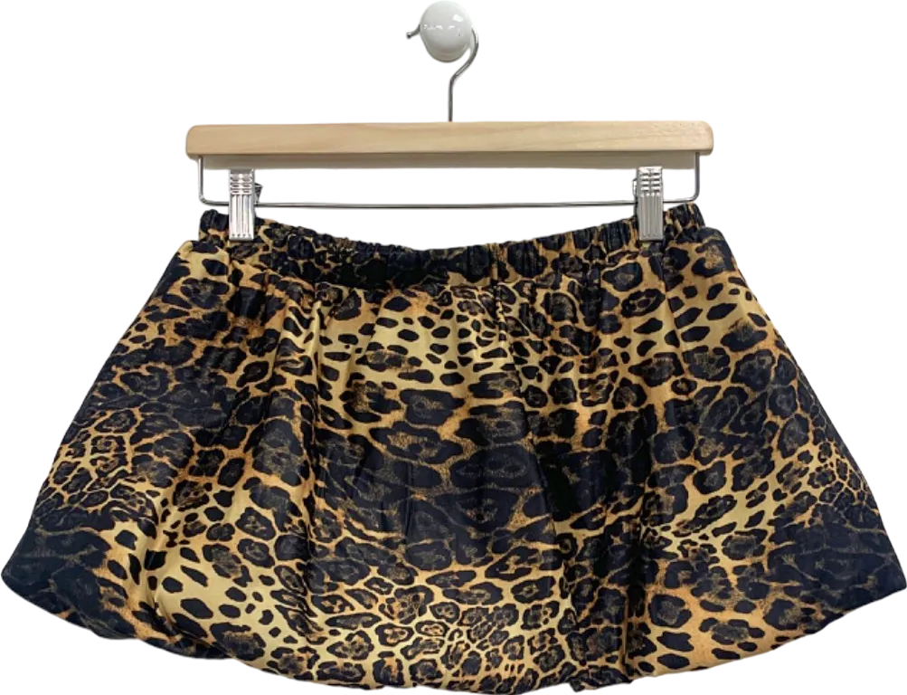 Boohoo Leopard Print Skirt UK 8
