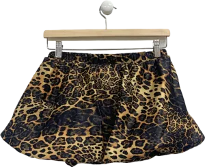 Boohoo Leopard Print Skirt UK 8