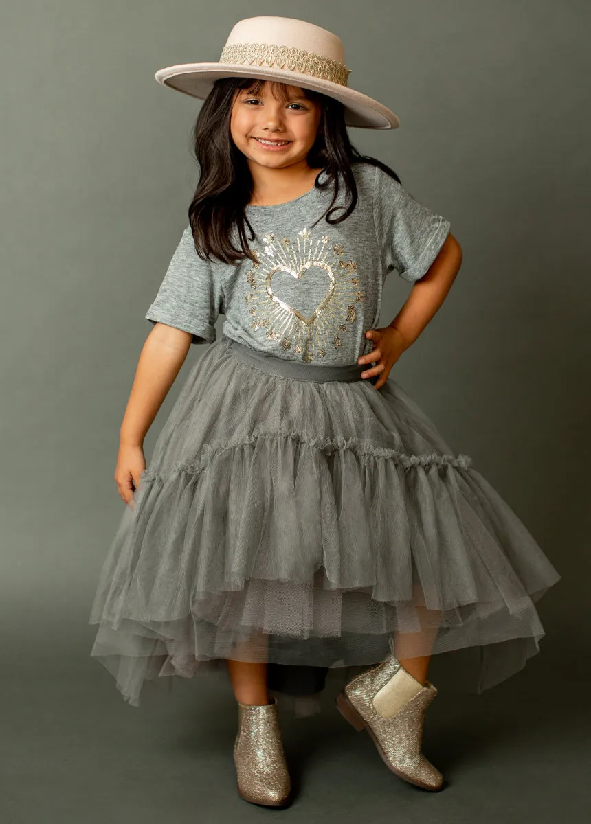 Brigitte Skirt in Gray