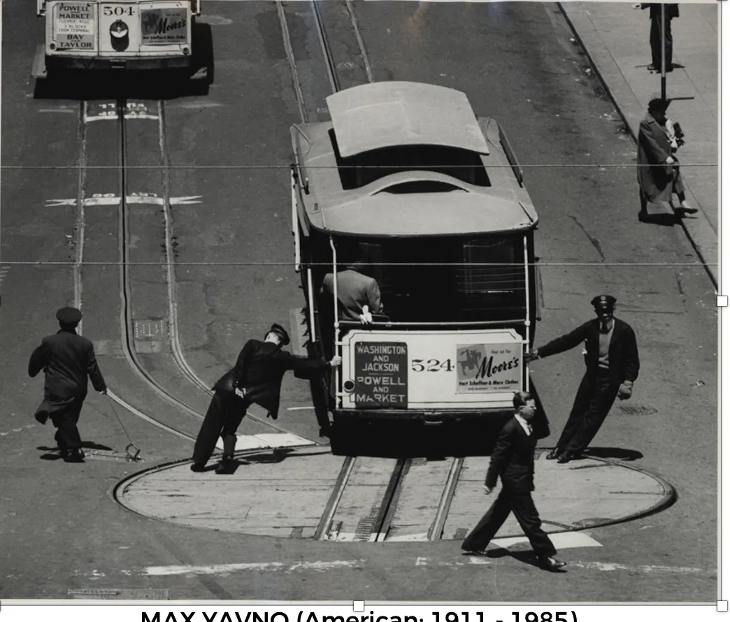 Cable Car Turnaround, San Francisco (1947), Vintage