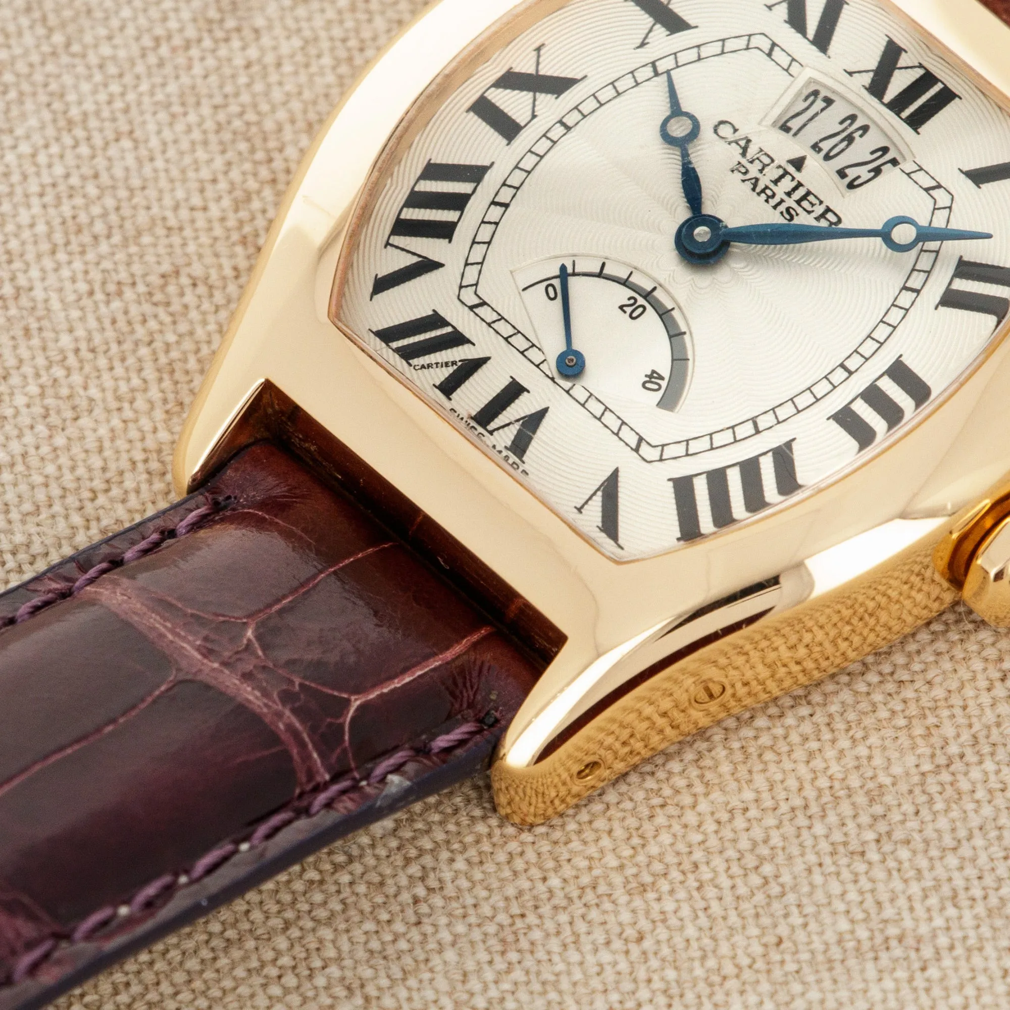 Cartier Rose Gold Tortue Collection Privee Cartier Paris Ref. 2689
