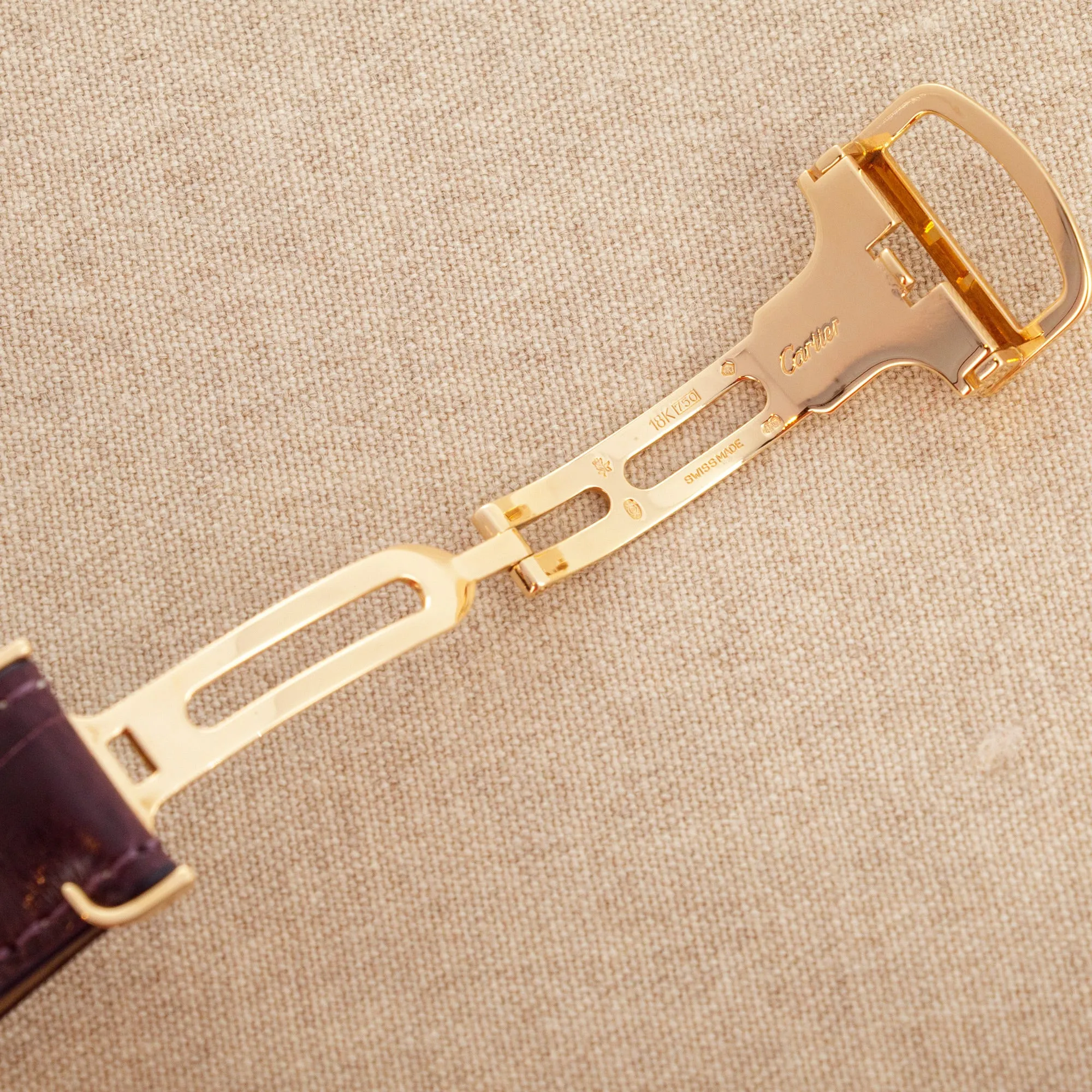 Cartier Rose Gold Tortue Collection Privee Cartier Paris Ref. 2689