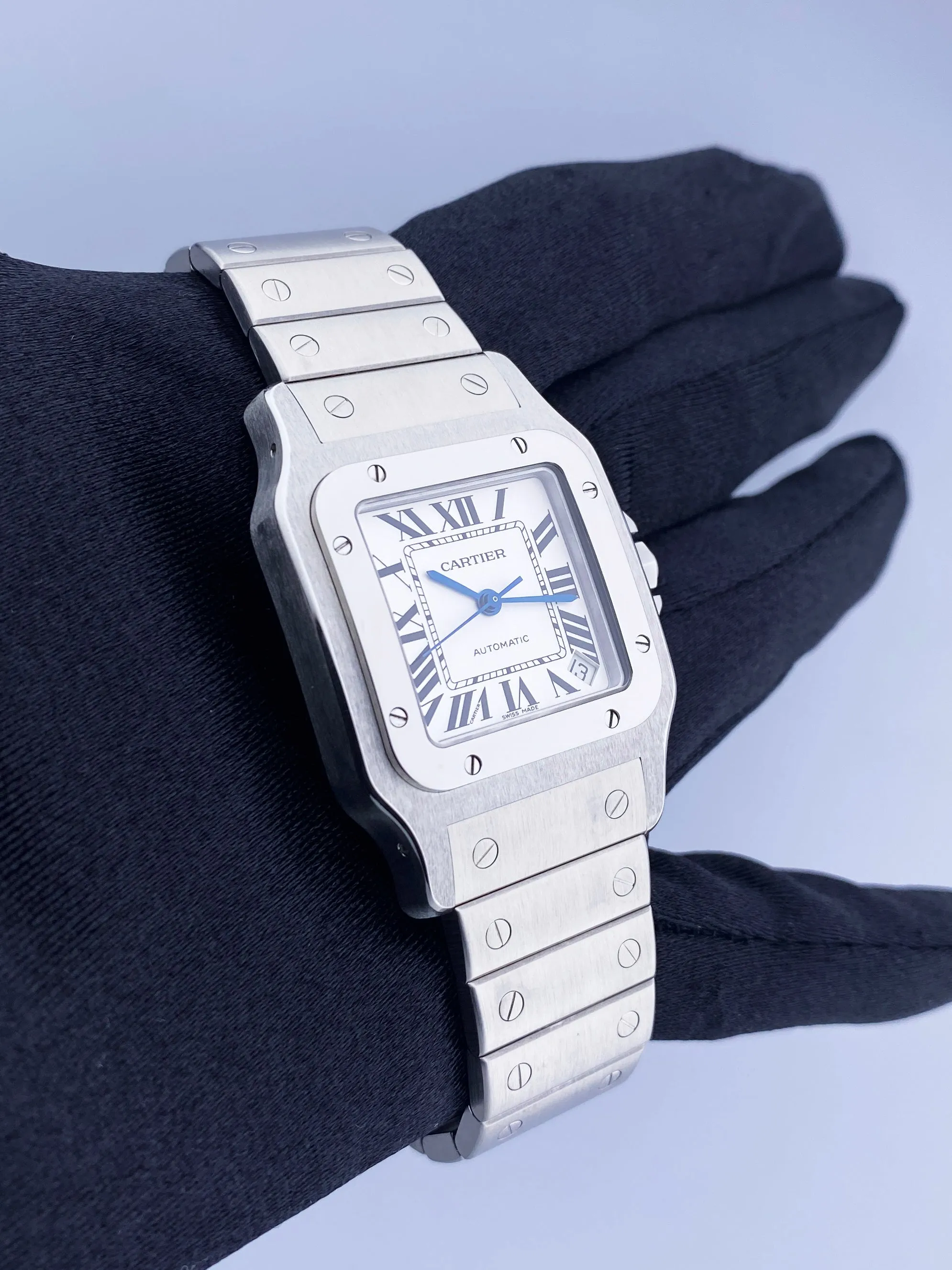 Cartier Santos 2823 Stainless Steel Mens Watch