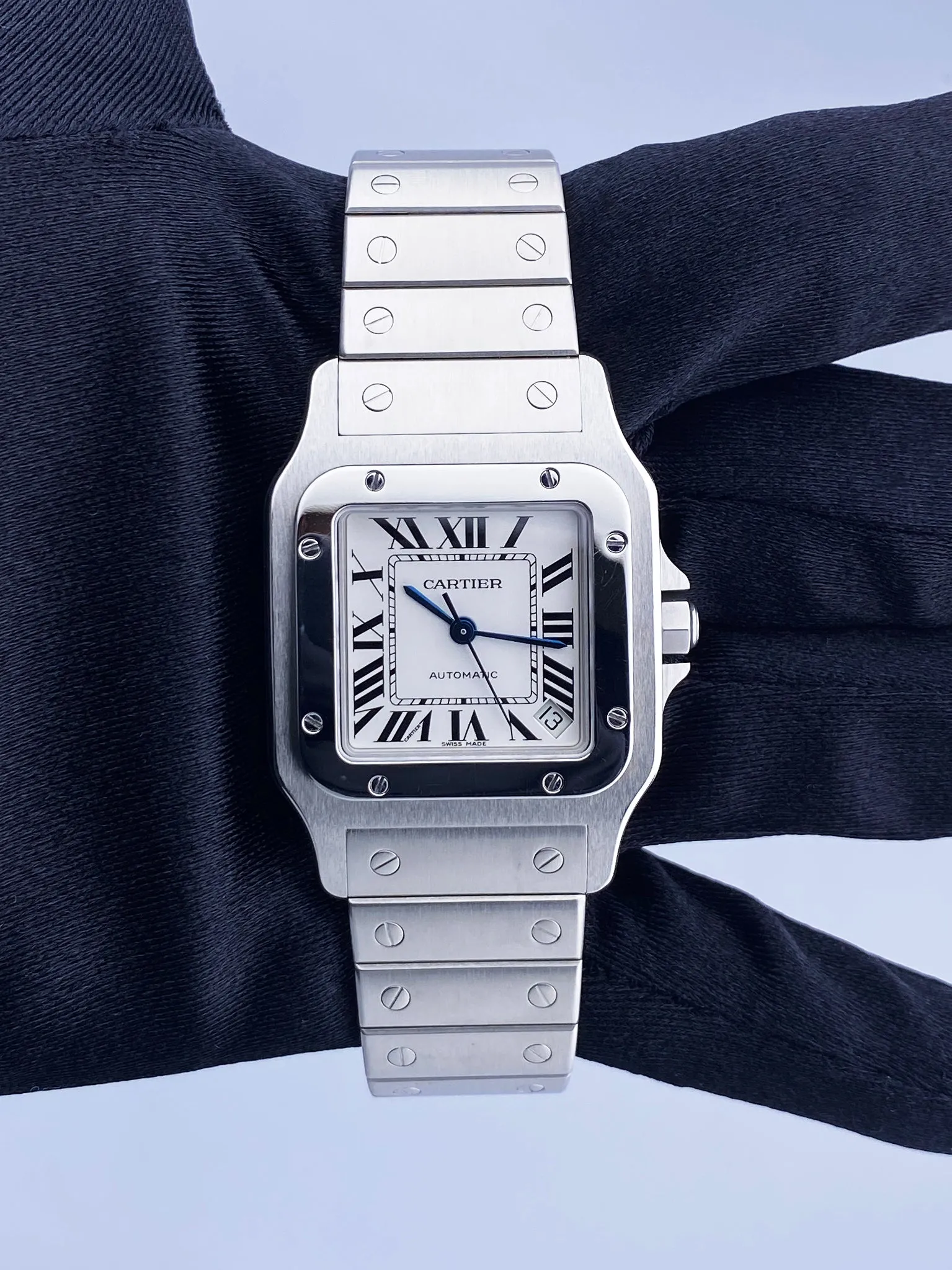 Cartier Santos 2823 Stainless Steel Mens Watch