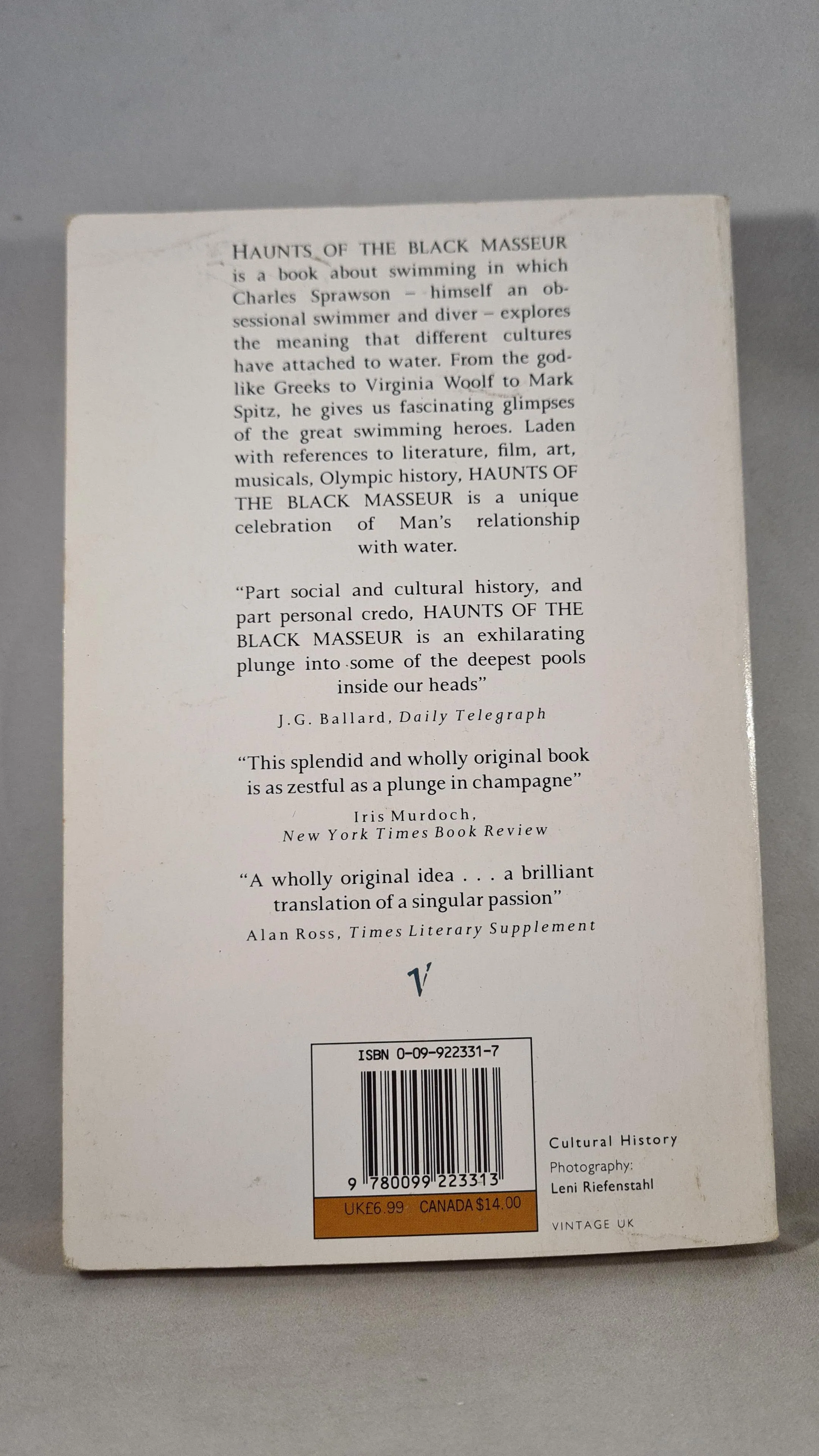 Charles Sprawson - Haunts of the Black Masseur, Vintage, 1993, Paperbacks