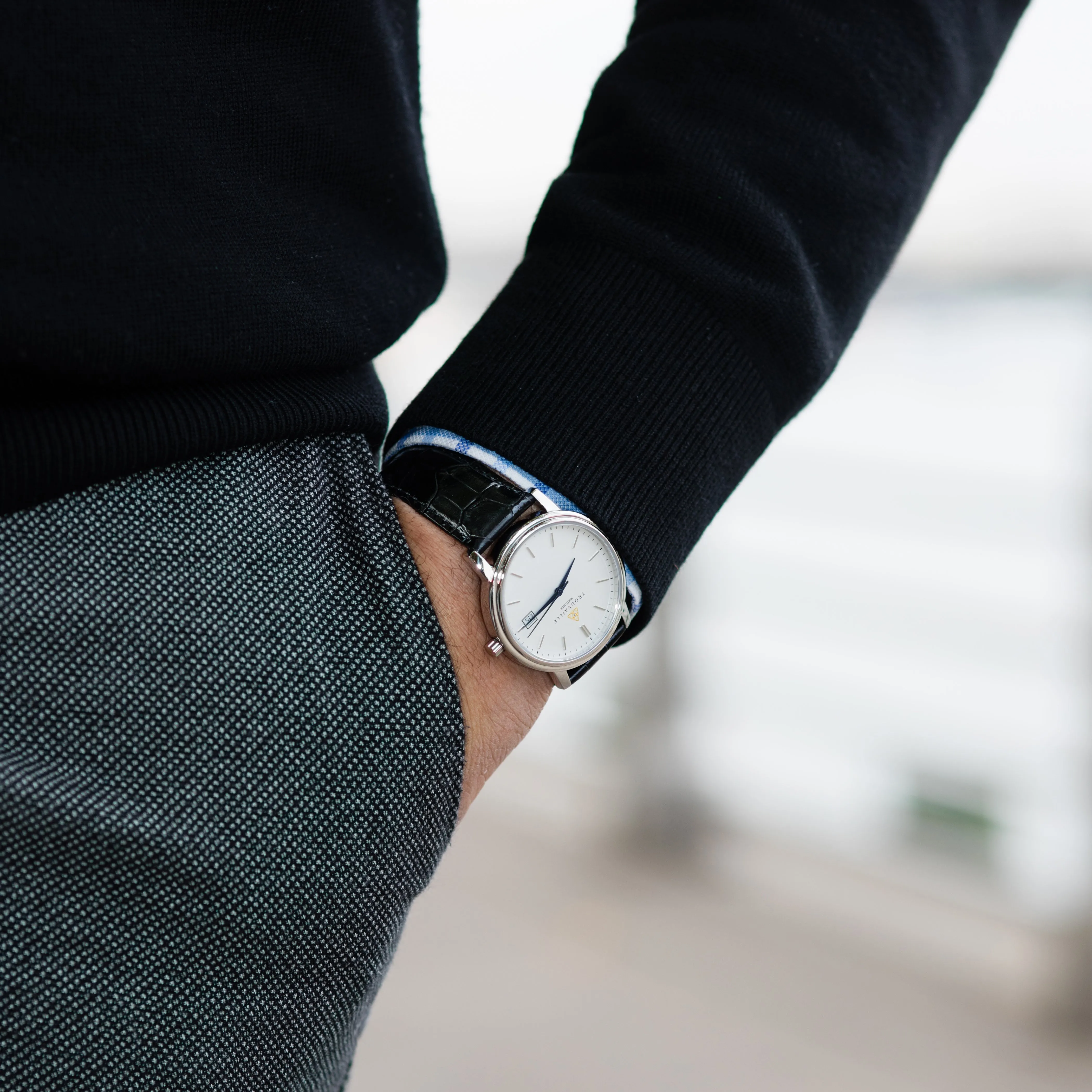 Classic Index - White Dial Watch