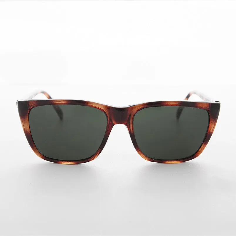 Classic Large Rectangle Frame Vintage Sunglass - Nan
