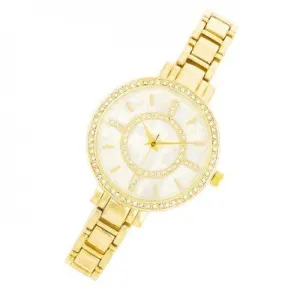 Classic Metal Watch With Crystals (pack of 1 ea)