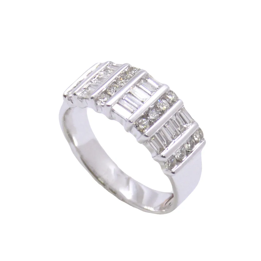 Classic Square Diamond Band