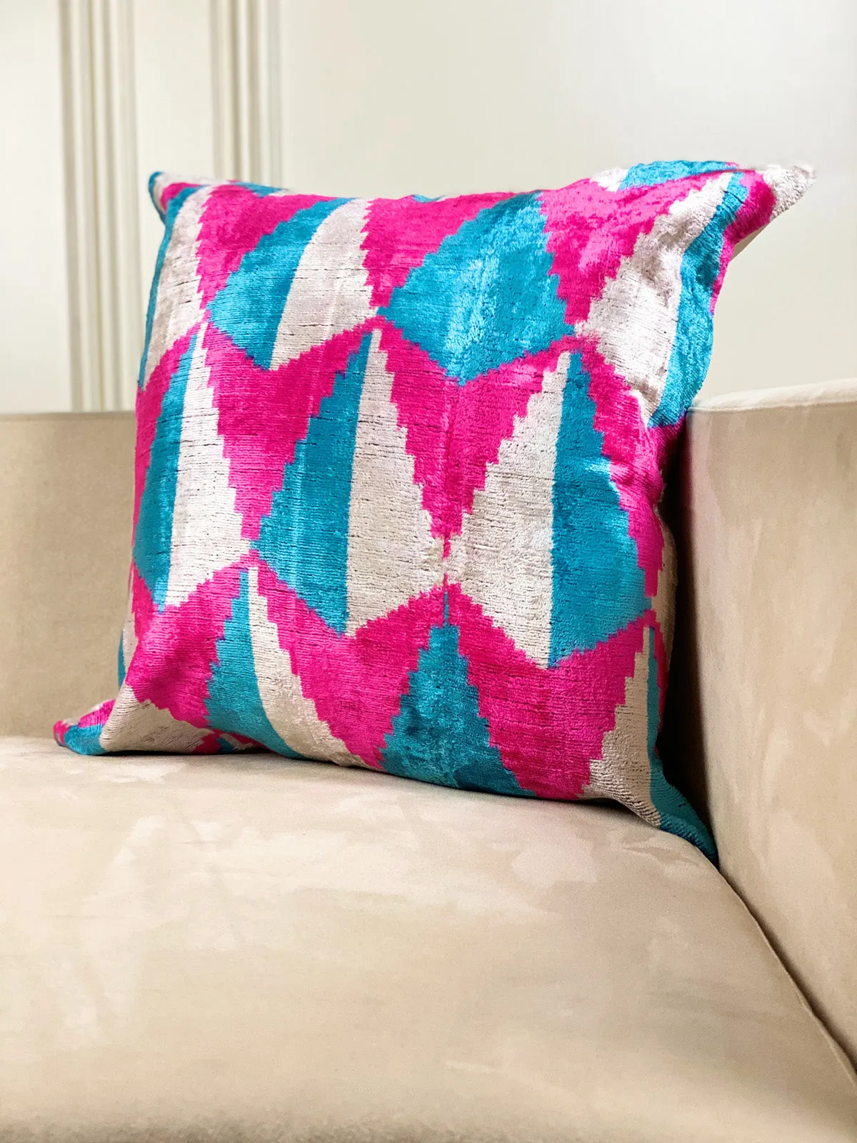 Classic Vibrant Fusion Square Pillow Cover