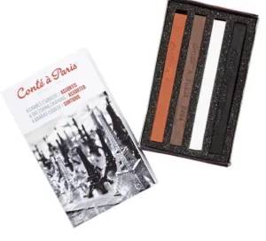 Conté Crayons Match Box Set of 4 - Classic Colors