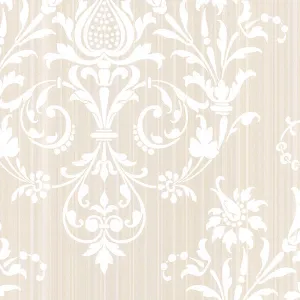 Cream Royal Damask CS27364 Wallpaper