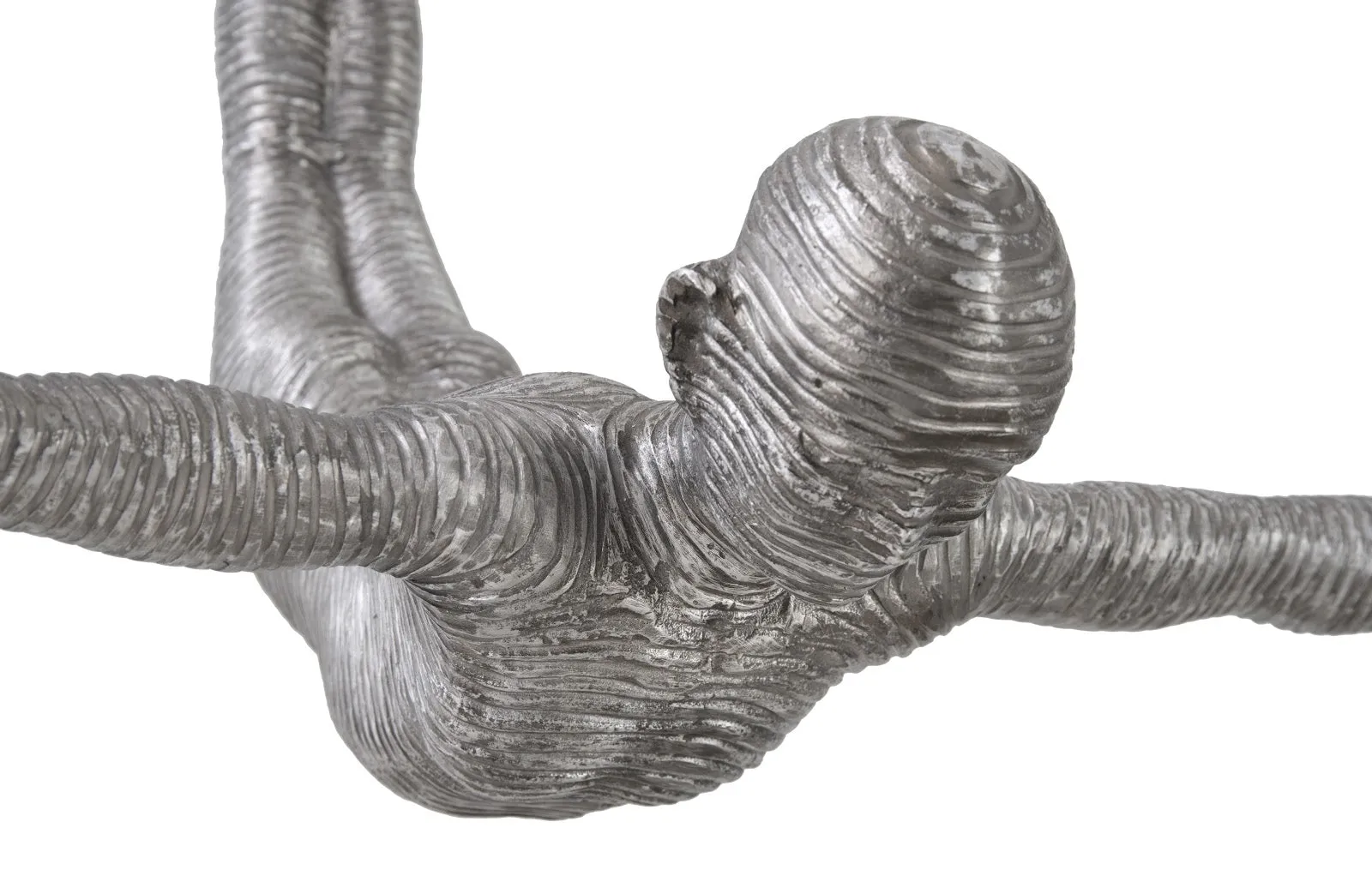 Diving Wall Sculpture Aluminum, Small