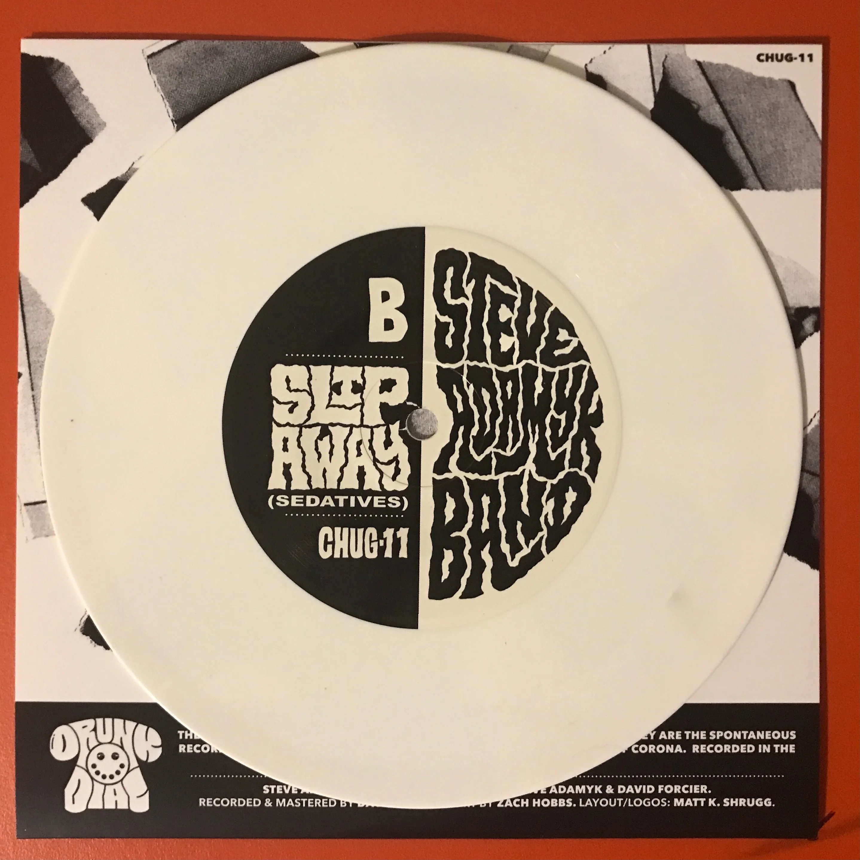 Drunk Dial #11 - Steve Adamyk Band (white vinyl: Green Noise exclusive!) - New 7"