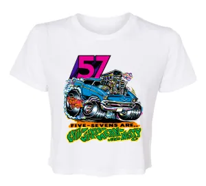 Evil Wicked Mean and Nasty Muscle Car | Women's Crop Tee