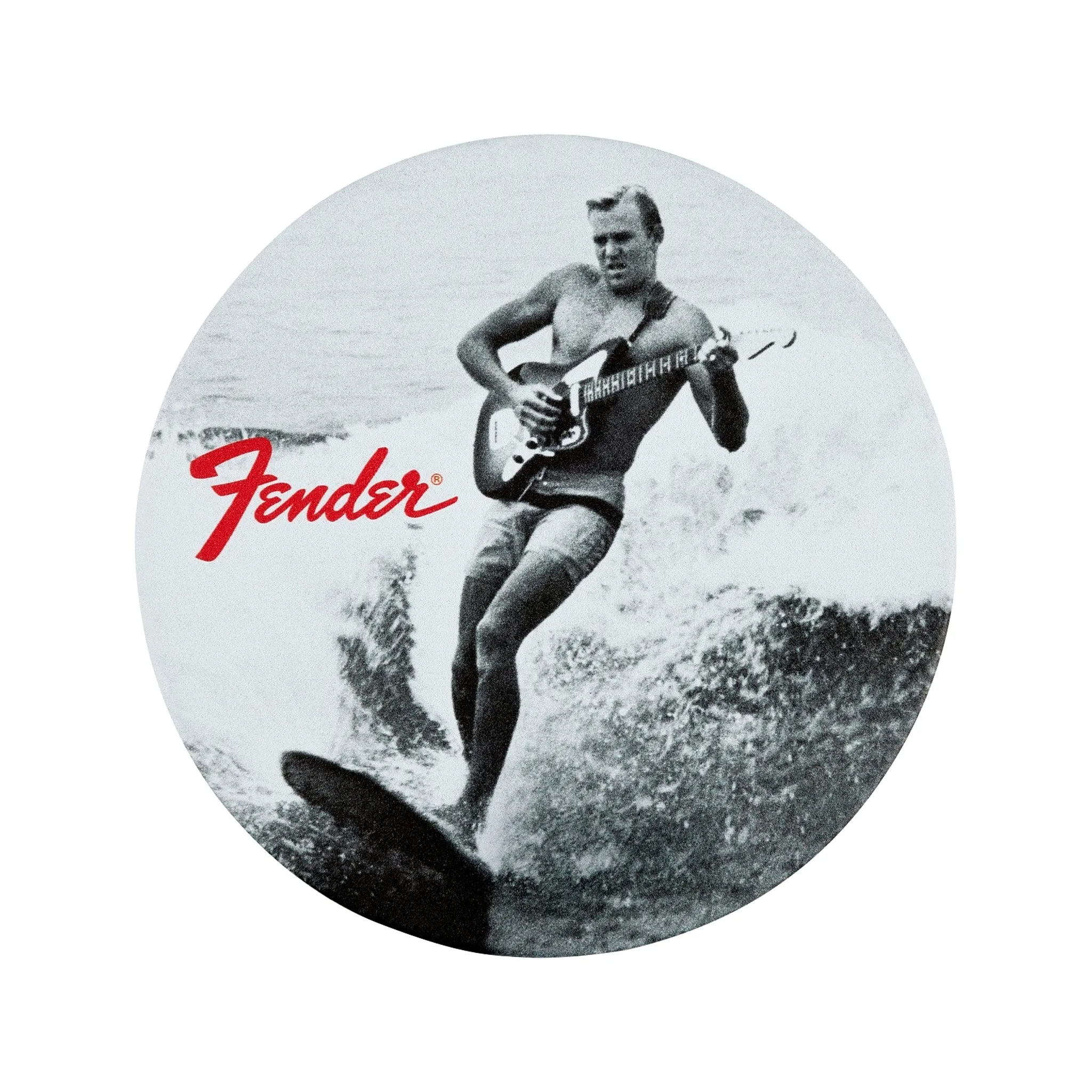 Fender Vintage Ads Coaster Set, Black and White, 4-Pack